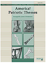 America Patriotic Themes Orchestra sheet music cover Thumbnail